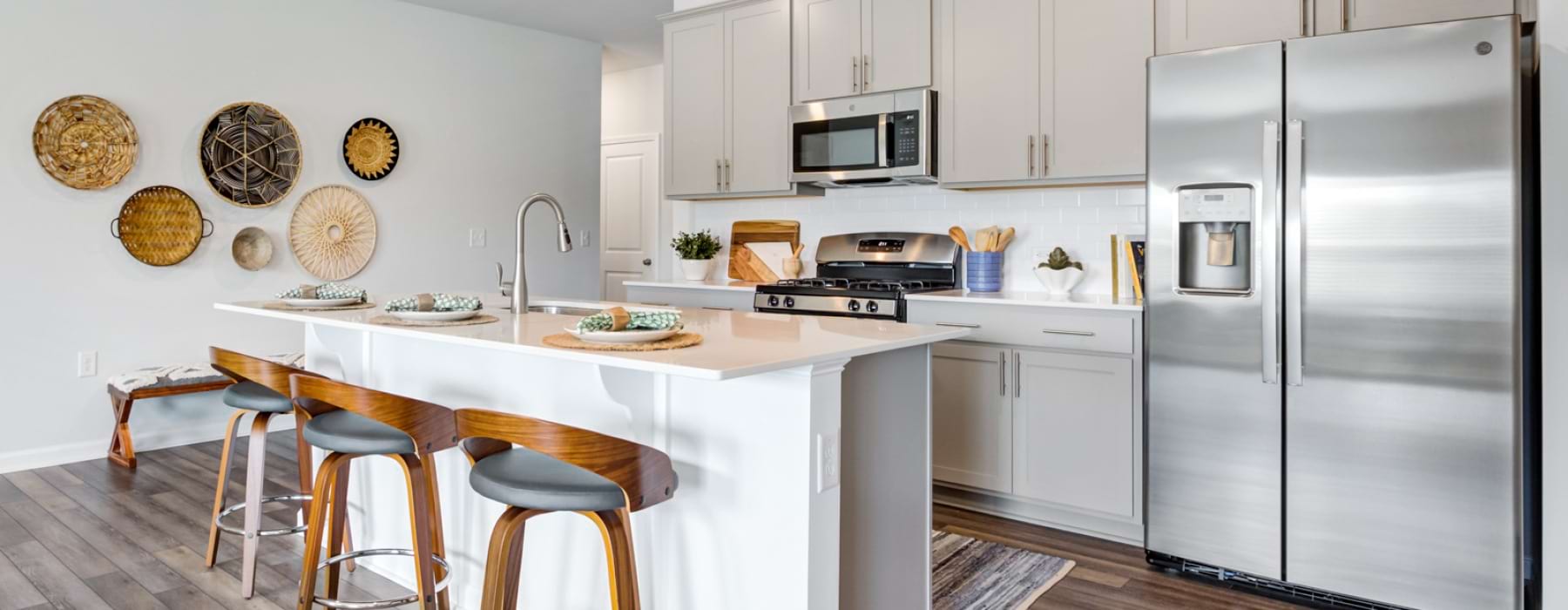 kitchen with stainless steel appliances